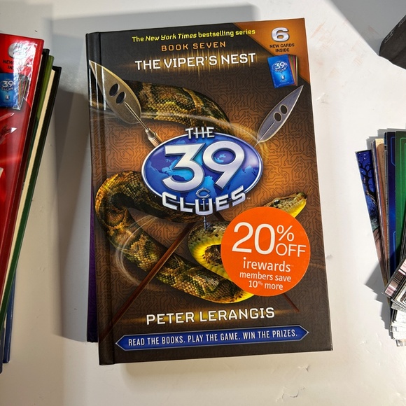 39 Clues Hardcover Books 1-8 plus bonus book and cards - Picture 4 of 16